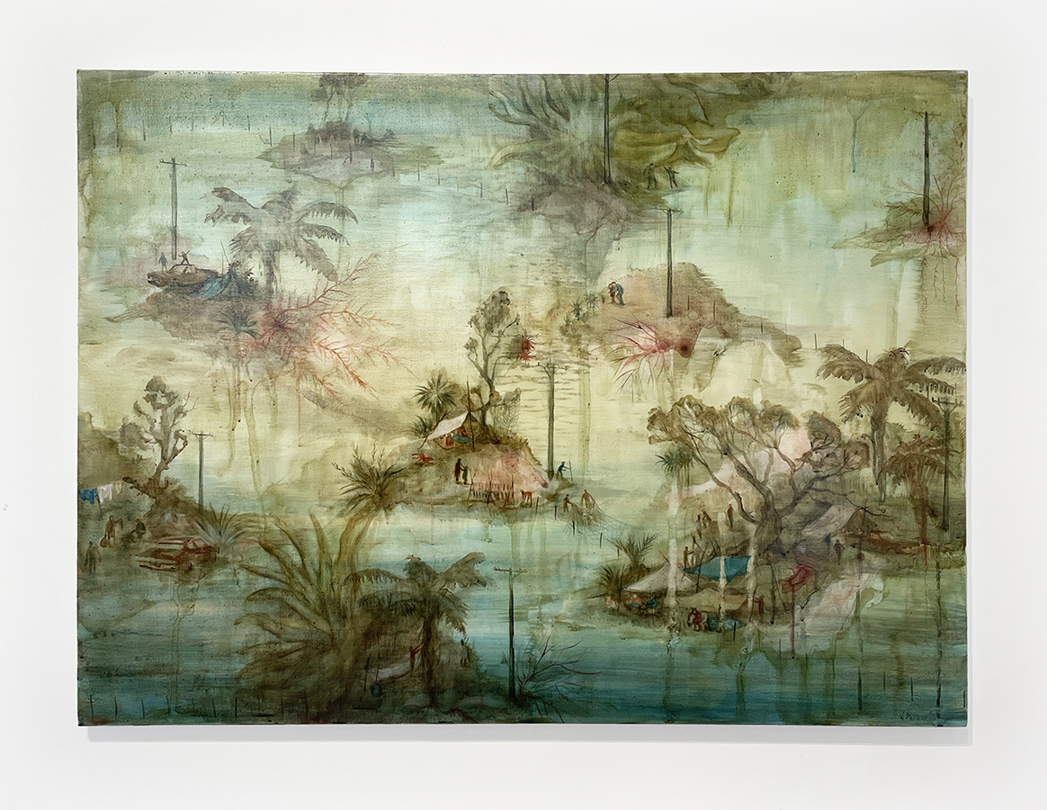 Filigree, by Jenna Packer, 2024, acrylic on canvas, 770 x 1020mm, $7500 (on HOLD)