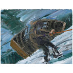 Boat in Glacier study