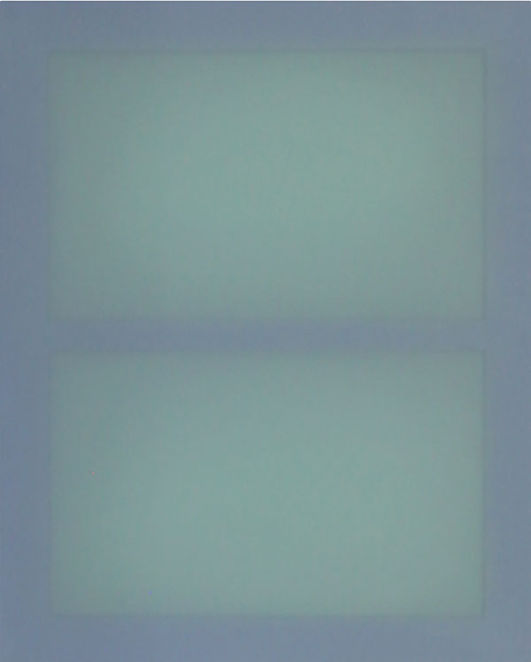 Blue Morning, Polly Gilroy, 2020, silk, chiffon, on pine, 570 x 455mm, (SOLD)