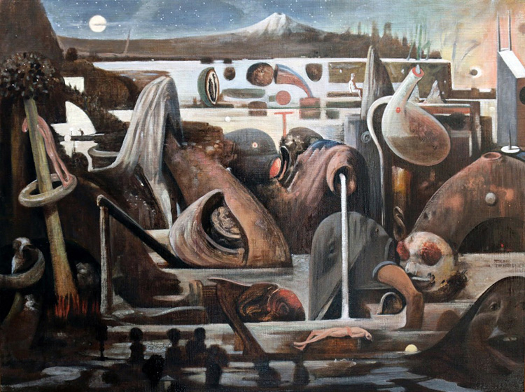 Captain Pugwash, Richard McWhannell, 2014-15, Oil on Canvas on Board, 1250 x 1650mm framed (ON HOLD)