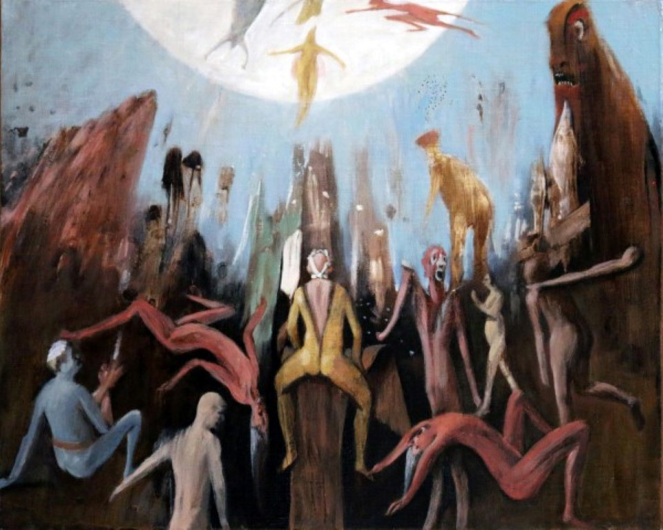 Acrobats go Home after Work, Richard McWhannell, 2014-15 (SOLD)