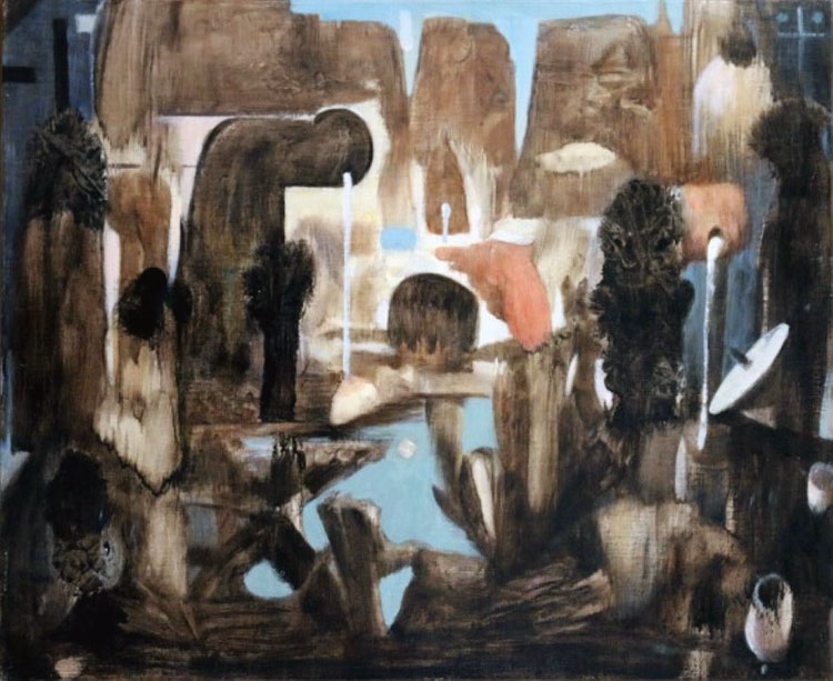 Sun Down, Richard McWhannell, 2014-15 oil on canvas on board (SOLD)