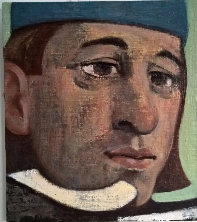 2nd Capriccio Head Series: No.3  Richard McWhannell, 2017-18 oil on canvas on board (SOLD)