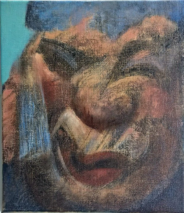 3rd Capriccio Head Series: No.3  Richard McWhannell, 2017-18 oil on canvas on board